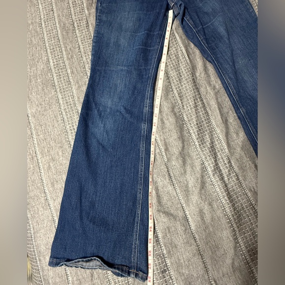 Old Navy Dark Blue Flare Jeans - Picture 5 of 8